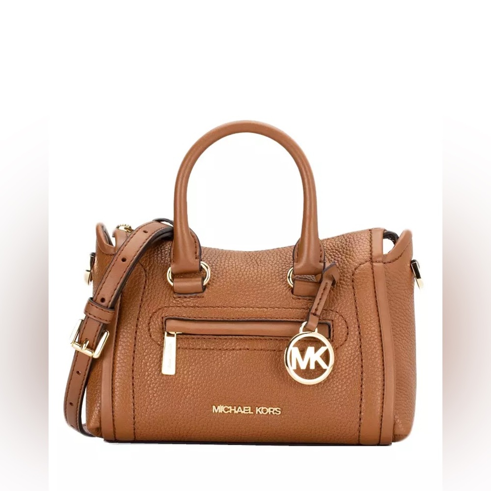 Michael Kors Carine Extra Small Pebbled Leather Handbag